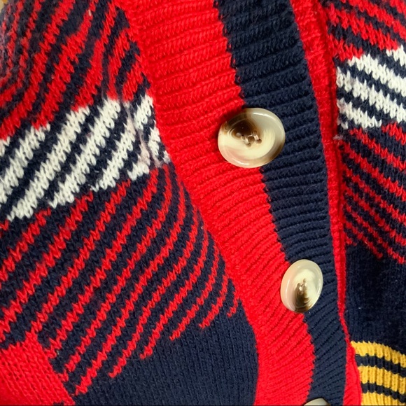 Vintage Plaid Striped Sweater - Picture 2 of 2